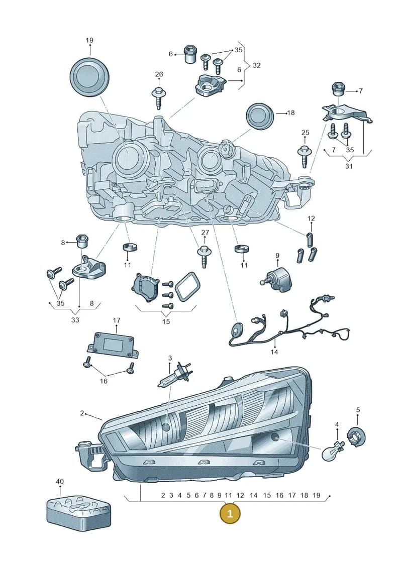 657941016C — Skoda Kamiq (2019-2020) diagram 584941000, position 1