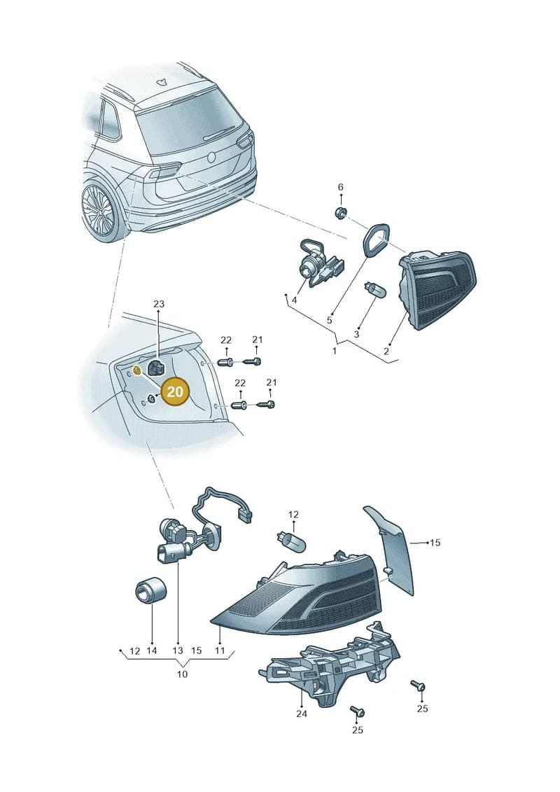 657945067 — Skoda Kamiq (2019-2020) diagram 584945000, position 20