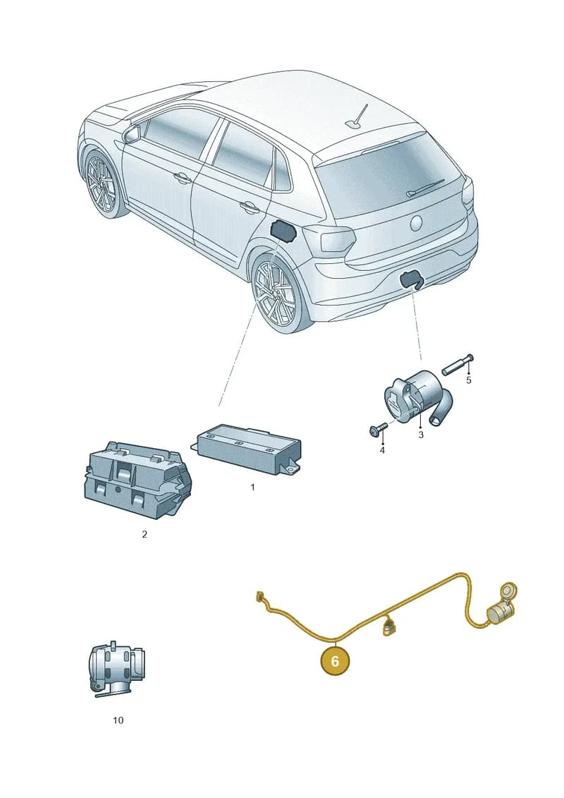 657971541A — Skoda Kamiq (2019-2020) diagram 584945055, position 6