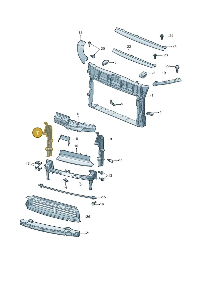 658121284C — Skoda Kamiq (2019-2020) diagram 584805000, position 7