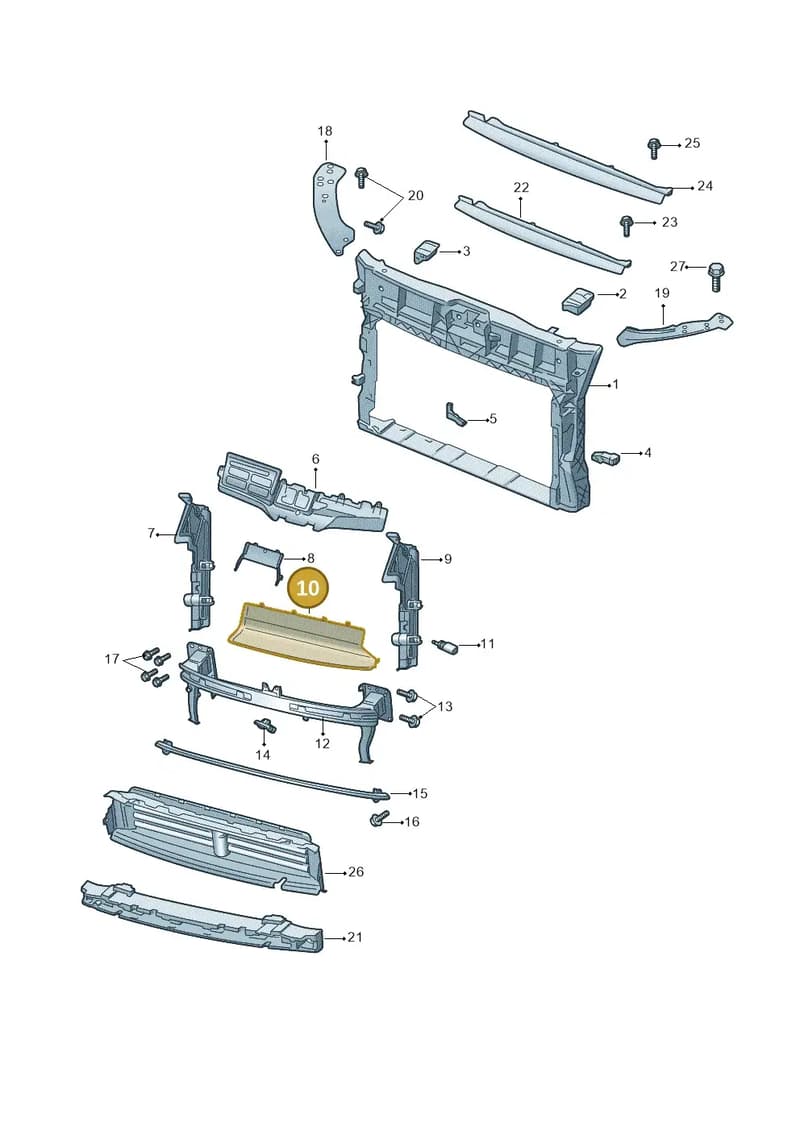 658121295A — Skoda Kamiq (2019-2020) diagram 584805000, position 10