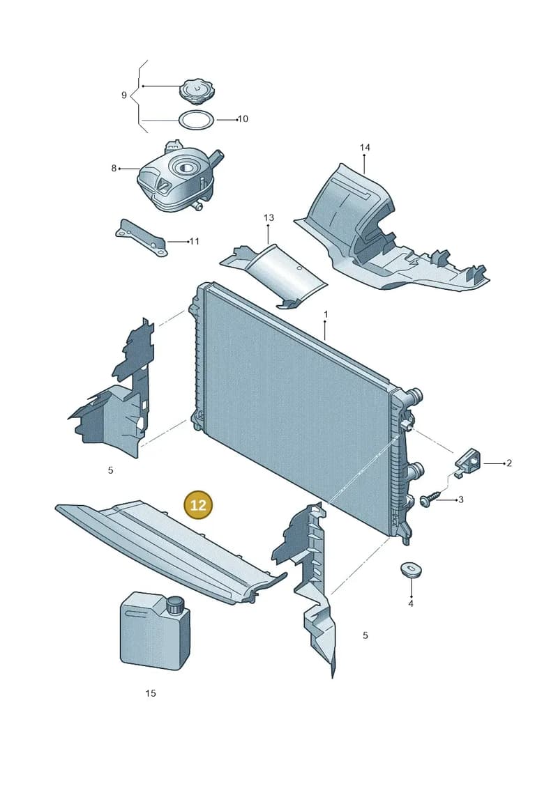 658121295A — Skoda Kamiq (2019-2020) diagram 584122550, position 12