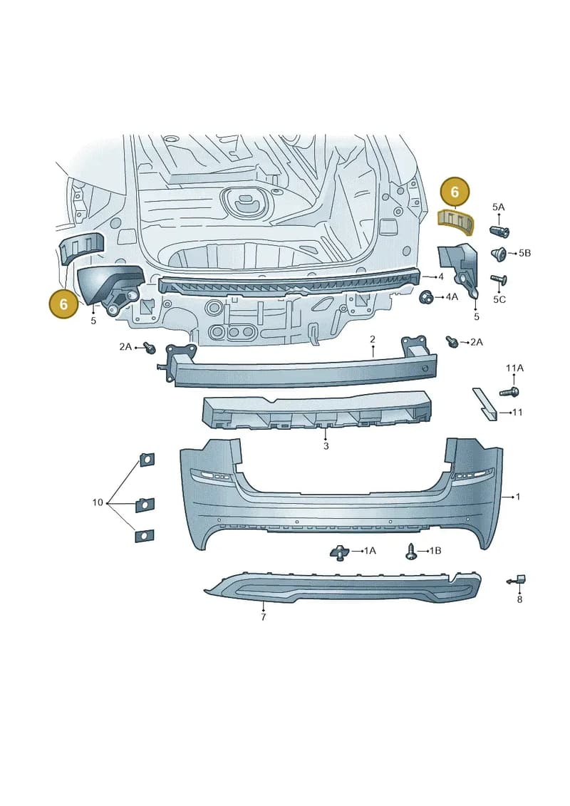 658807394 — Skoda Kamiq (2019-2020) diagram 584807060, position 6