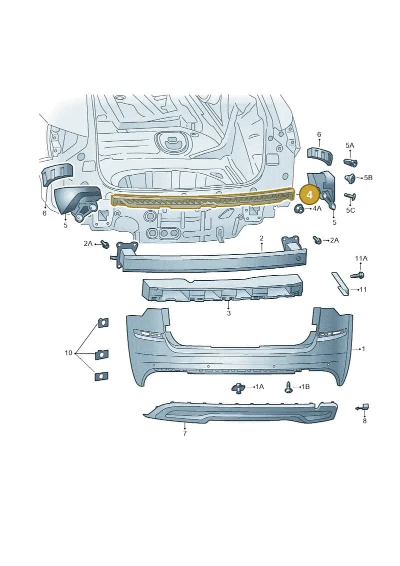 658807863 — Skoda Kamiq (2019-2020) diagram 584807060, position 4