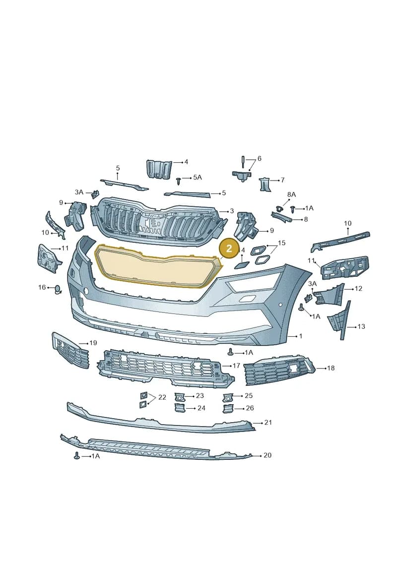 658853761EF9R — Skoda Kamiq (2019-2020) diagram 584807010, position 2