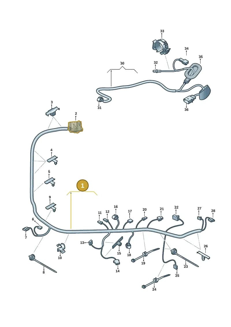 658971147C — Skoda Kamiq (2019-2020) diagram 584972045, position 1