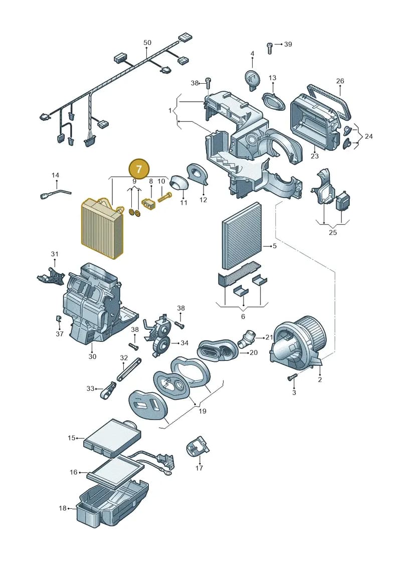 6C0816103 — Skoda Fabia (2014-2022) diagram 773820100, position 7