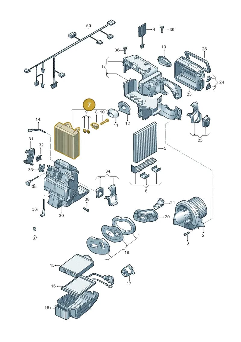 6C0816103 — Skoda Fabia (2014-2022) diagram 773820200, position 7
