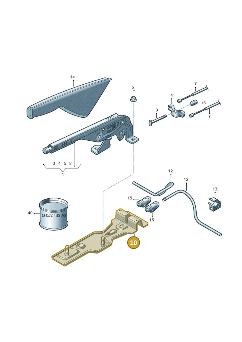 6Q0711355E — Skoda FABIA/COMBI            05> (2004-) diagram 210711500, position 10
