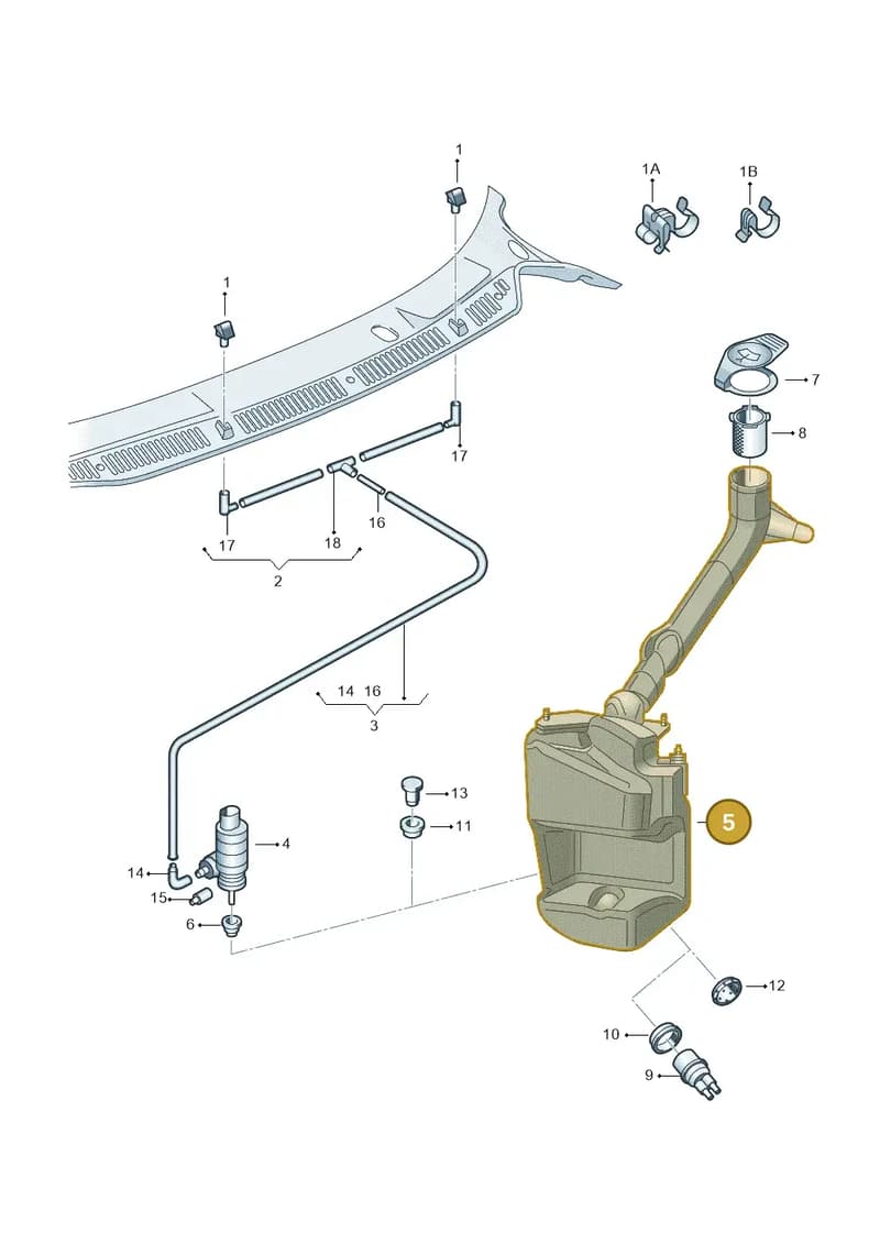 6Q0955453P — Skoda FABIA/COMBI            05> (2004-) diagram 225955100, position 5