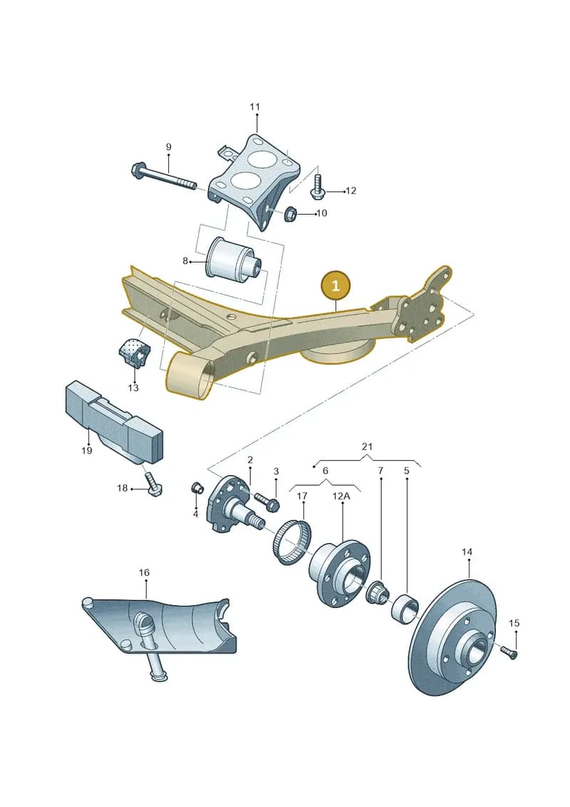 6R7500051 — Skoda Roomster (2010-2015) diagram 194500200, position 1