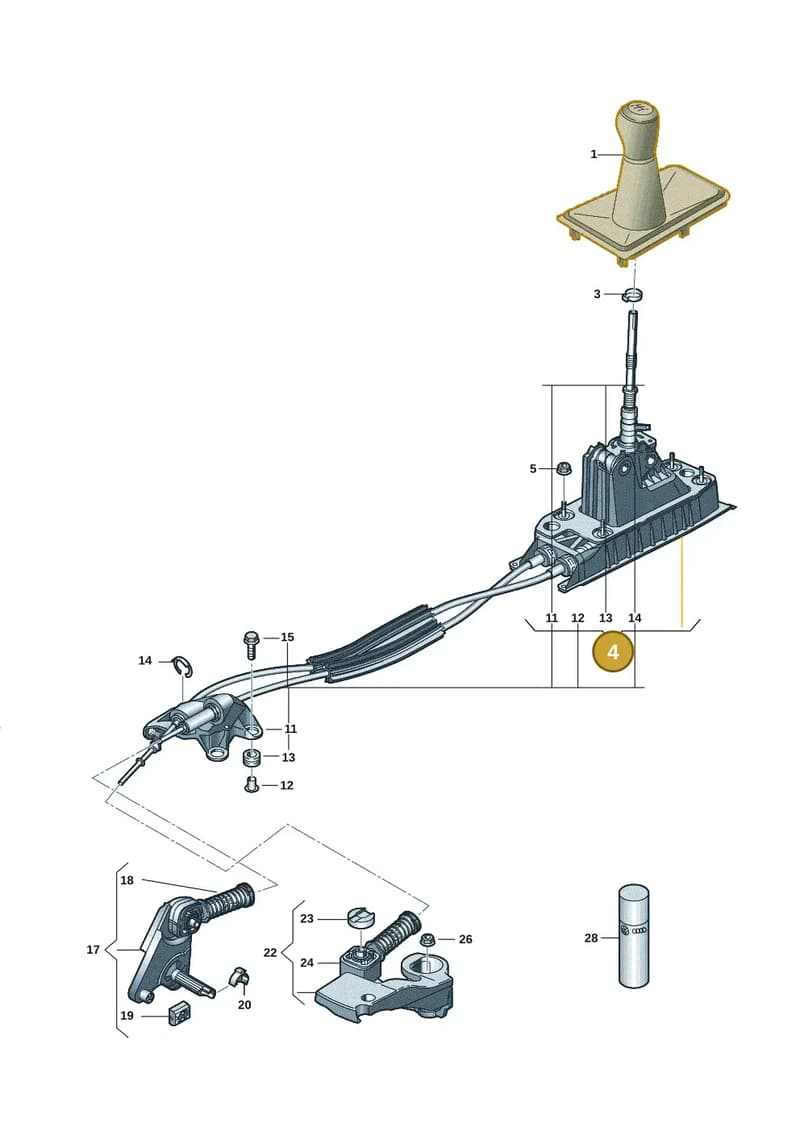 6RA711049C — Volkswagen Polo 1.6 (2020-2022) diagram 62x711300, position 4