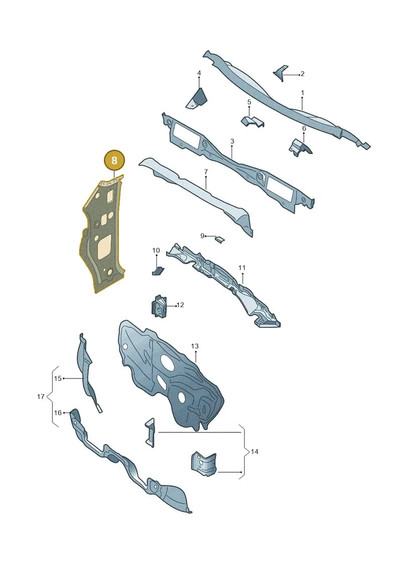6RA802126 — SEAT Toledo (2015-2019) diagram 740803150, position 8