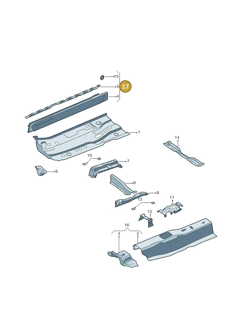 6RA802255 — SEAT Toledo (2015-2019) diagram 740803100, position 17
