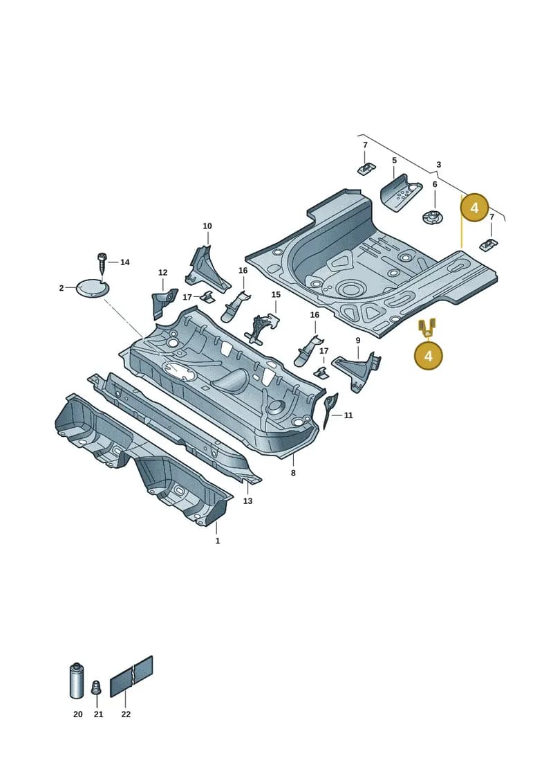 6RA803066 — Skoda Rapid (2012-2022) diagram 62x803020, position 4
