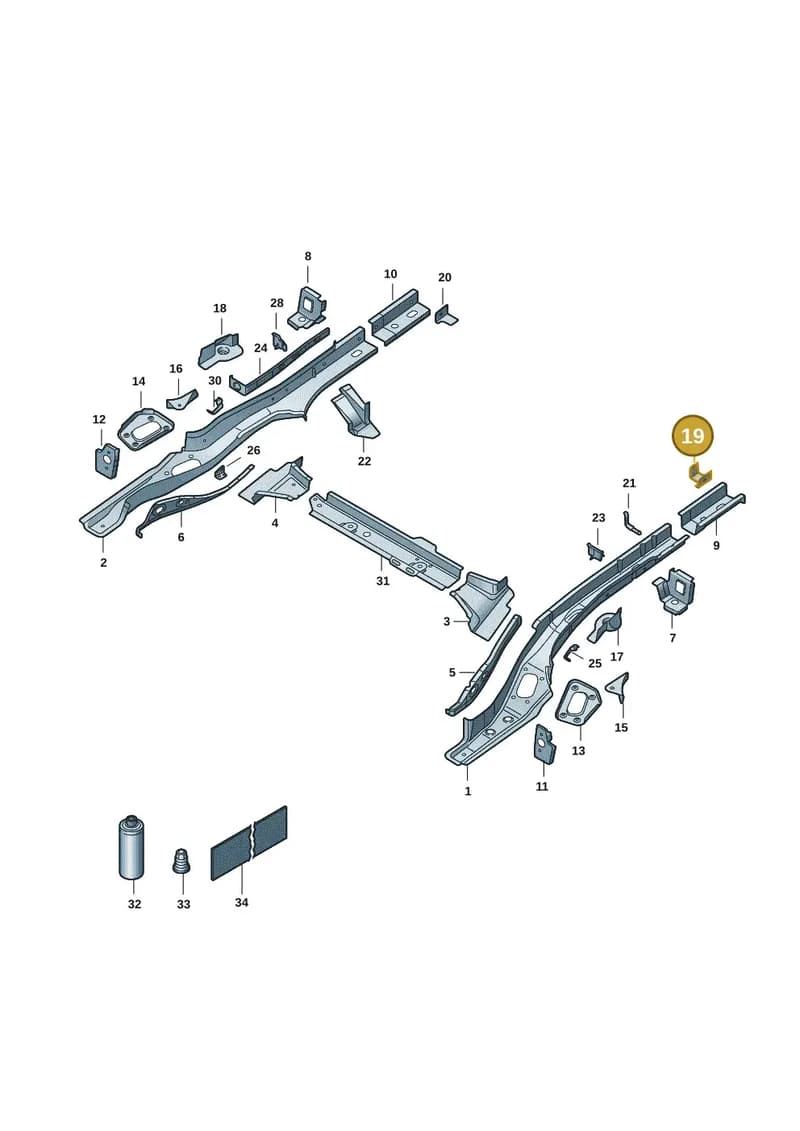 6RA803139 — Skoda Rapid (2012-2022) diagram 62x803025, position 19