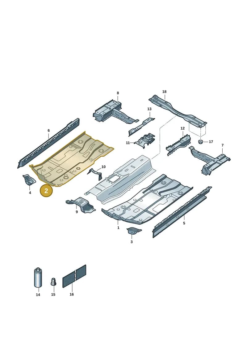 6RA803206 — Skoda Rapid (2012-2022) diagram 62x803010, position 2