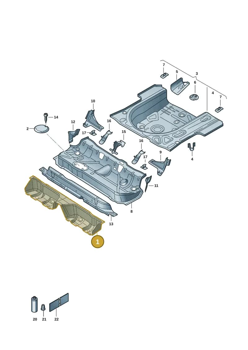 6RA803505A — Skoda Rapid (2012-2022) diagram 62x803020, position 1