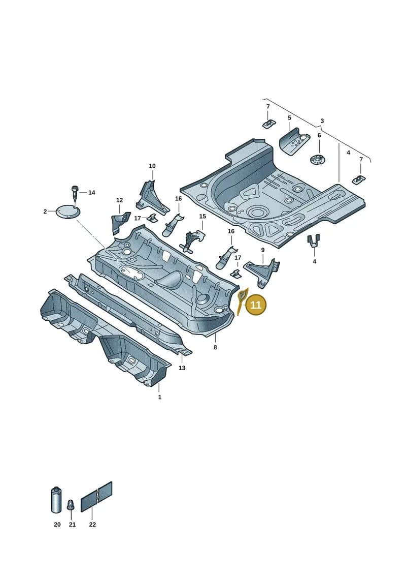 6RA804093 — Skoda Rapid (2012-2022) diagram 62x803020, position 11