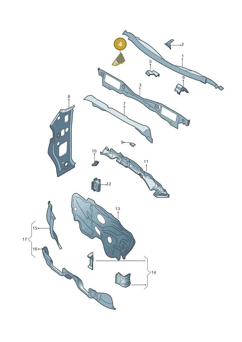 6RA806600A — Skoda Rapid (2012-2022) diagram 740803150, position 4