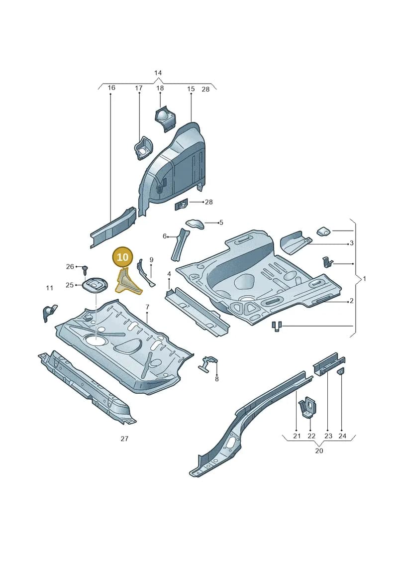 6RA813178 — SEAT Toledo (2015-2019) diagram 740803200, position 10