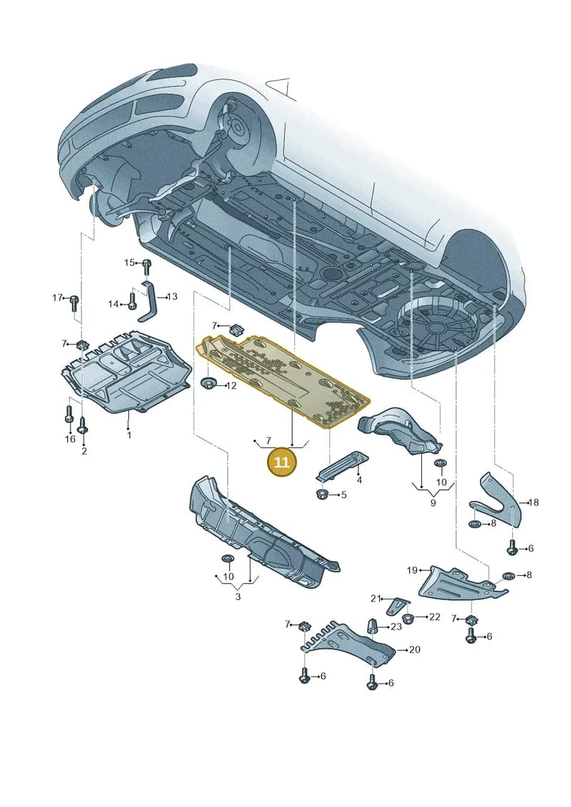 6RA825201 — SEAT Toledo (2015-2019) diagram 740825100, position 11