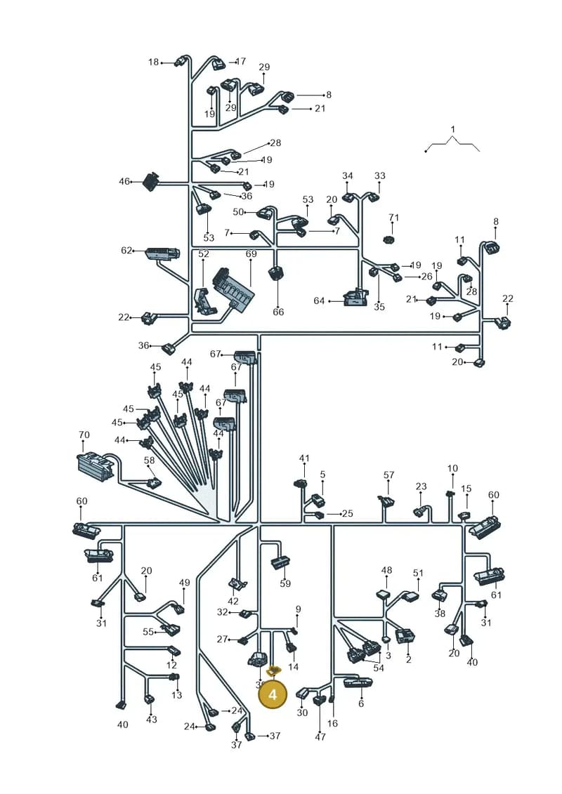 6RA971975 — Volkswagen Up! 1.0 TSI (2013-2017) diagram 559971800, position 4