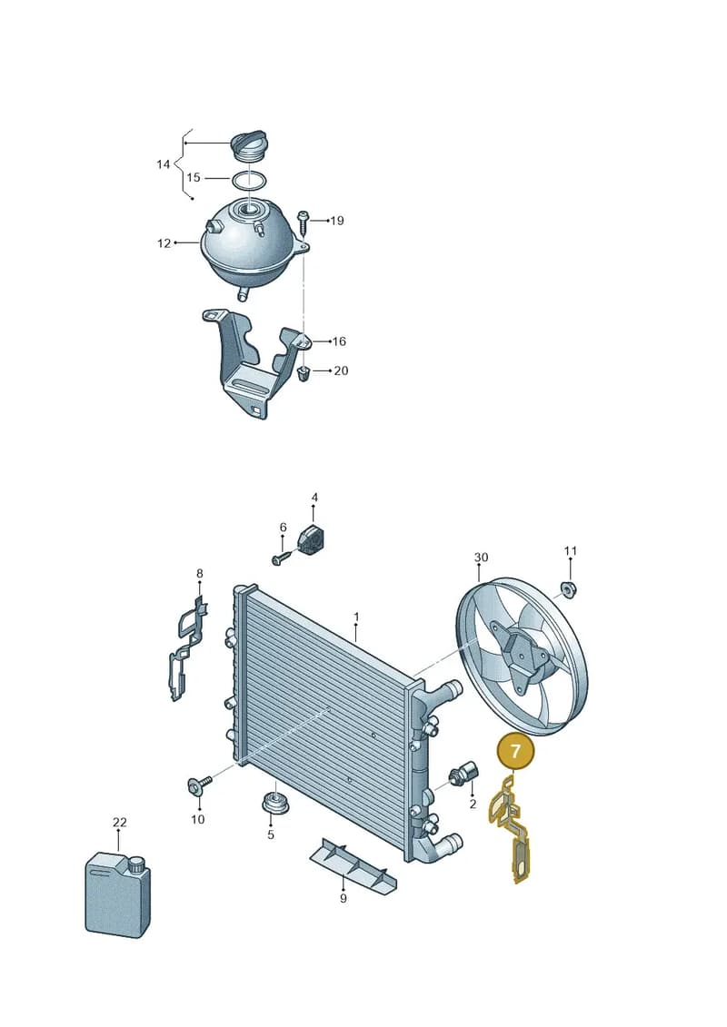 6V0121283 — Skoda Fabia (2014-2022) diagram 773121800, position 7