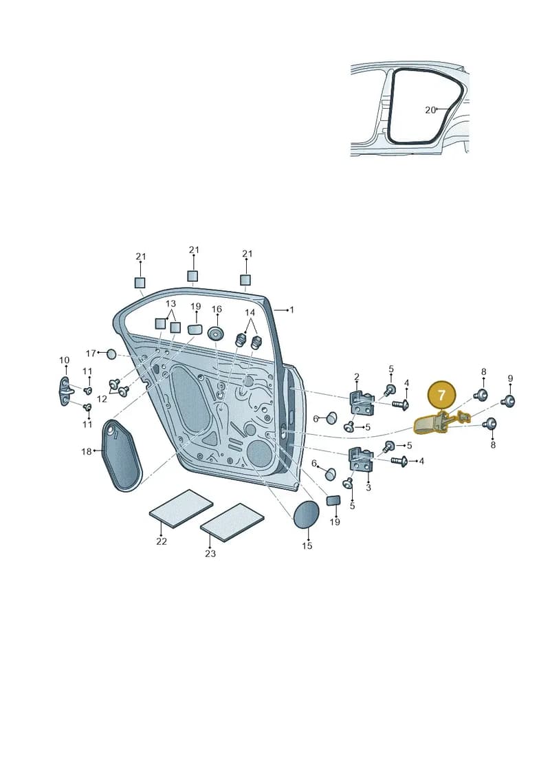 6V0839249 — Skoda Fabia (2014-2022) diagram 740833100, position 7