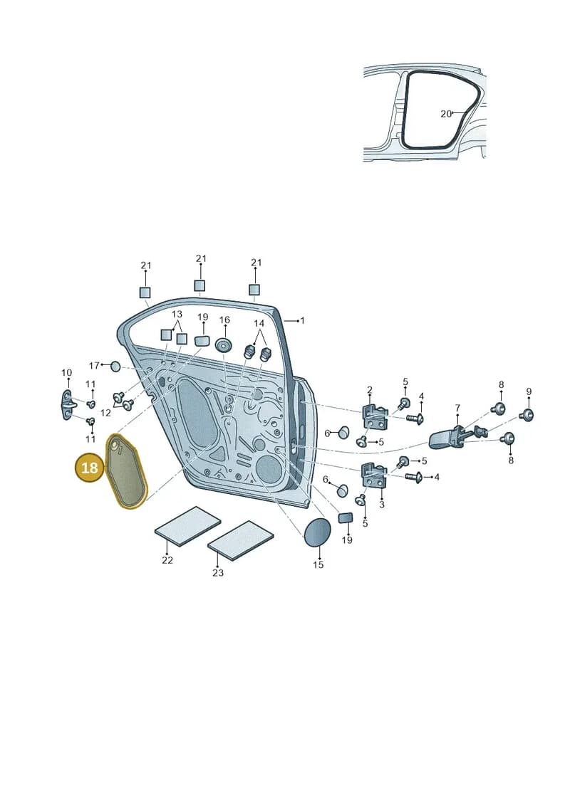 6V0839916B — Skoda Fabia (2014-2022) diagram 740833100, position 18