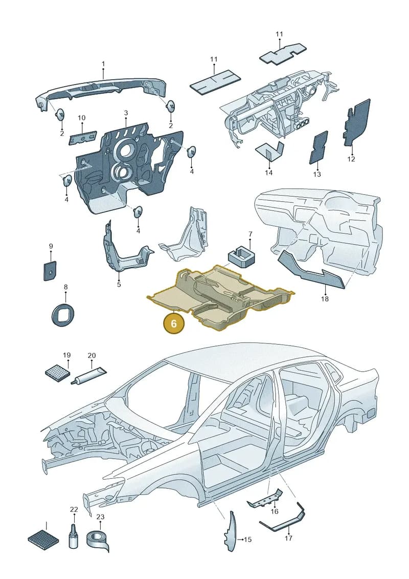 6V0863919 — Skoda Fabia (2014-2022) diagram 797000130, position 6