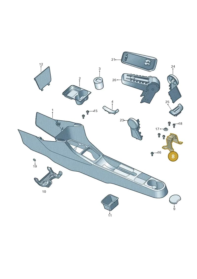 6V0864273 — Skoda Rapid (2012-2022) diagram 740863610, position 8