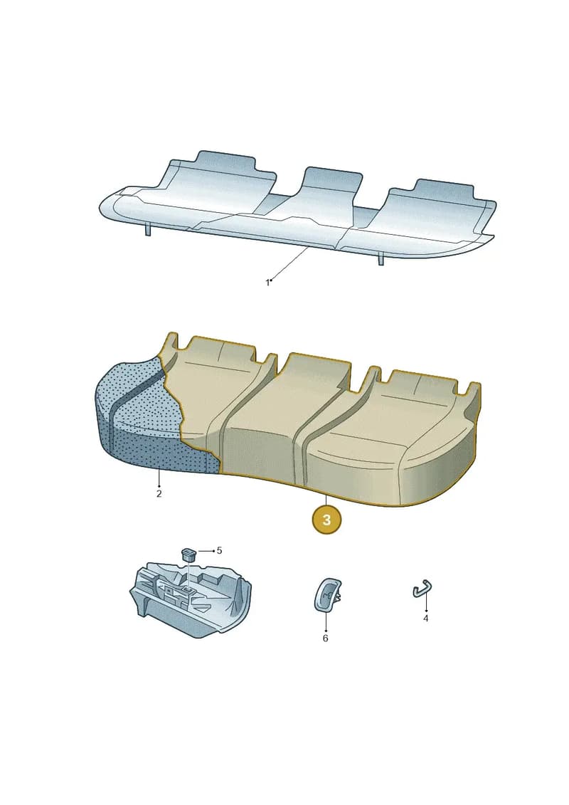 6V0885405CKLYN — Skoda Fabia (2014-2022) diagram 797885020, position 3