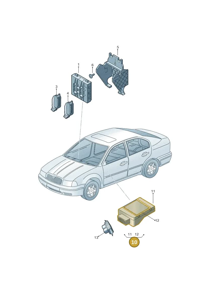 6V0919653B — Skoda Rapid (2012-2022) diagram 740937210, position 10