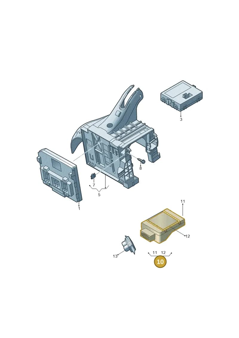 6V0919653C — Skoda Superb Combi (2015-2024) diagram 753937510, position 10