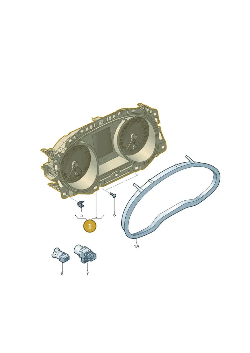 6V0920733 — Skoda Fabia (2014-2022) diagram 797920000, position 1