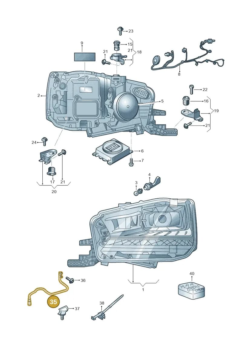 6V0941718 — Skoda Fabia (2014-2022) diagram 797941020, position 35