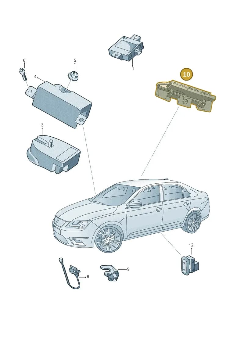 6V0951199A — SEAT Toledo (2015-2019) diagram 742951400, position 10