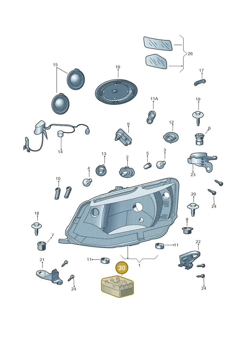 6V0998200B — Skoda Fabia (2014-2022) diagram 797941000, position 30