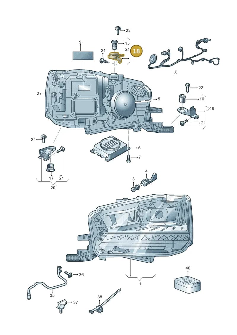 6V0998225E — Skoda Fabia (2014-2022) diagram 797941020, position 18