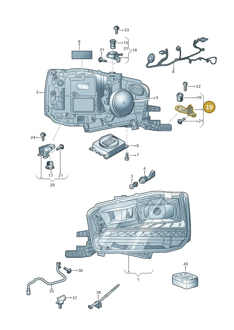 6V0998226D — Skoda Fabia (2014-2022) diagram 797941020, position 19