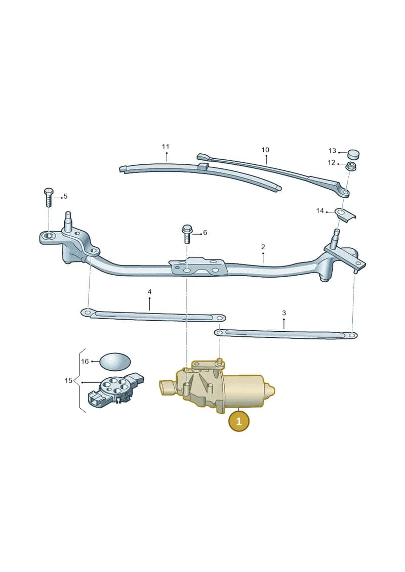 6V1955023D — Skoda Fabia (2014-2022) diagram 797955000, position 1