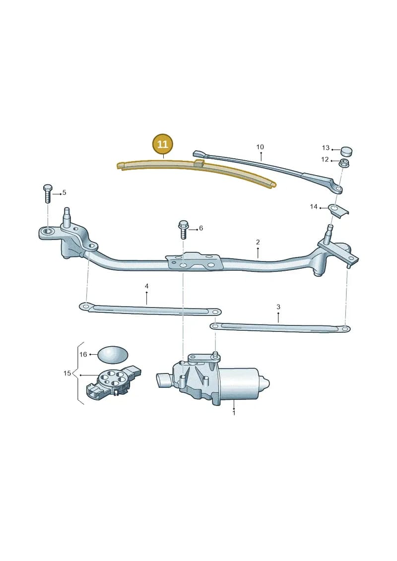6V1998001 — Skoda Fabia (2014-2022) diagram 797955000, position 11