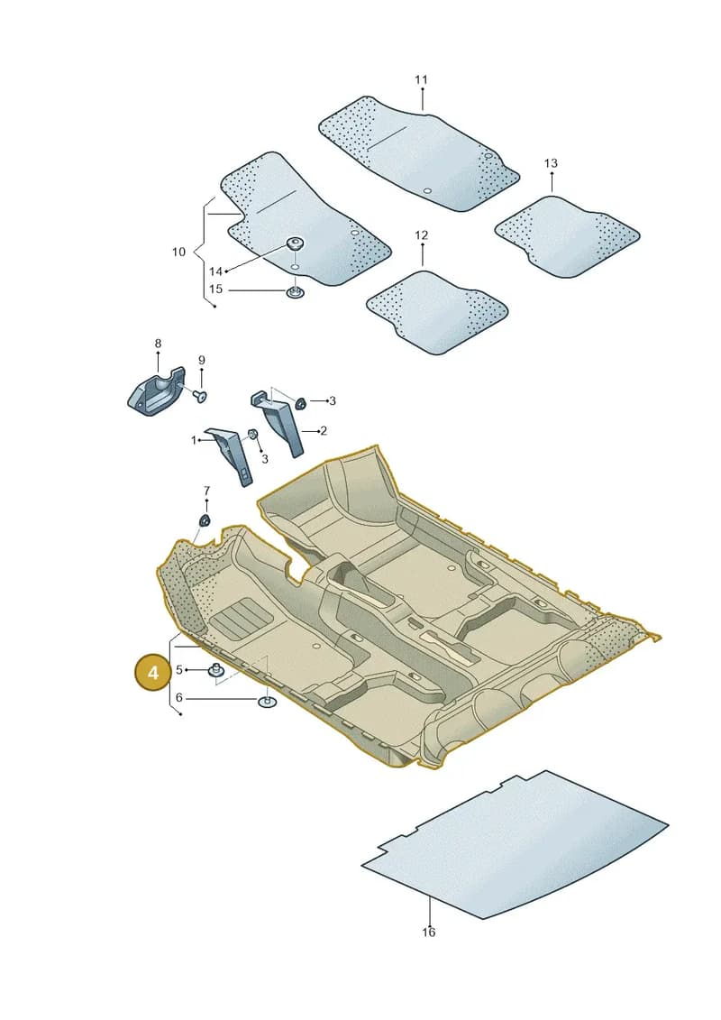 6V2863367C62U — Skoda Fabia (2014-2022) diagram 797000080, position 4