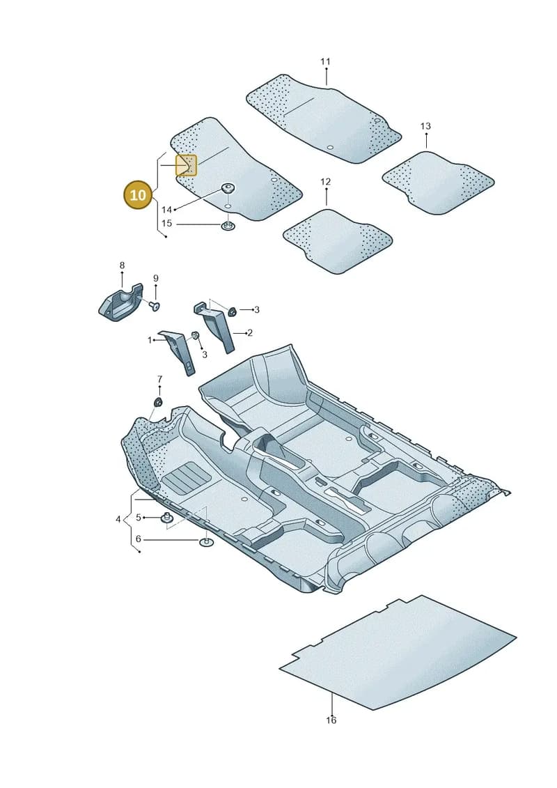 6V2864435FXMV — Skoda Fabia (2014-2022) diagram 797000080, position 10