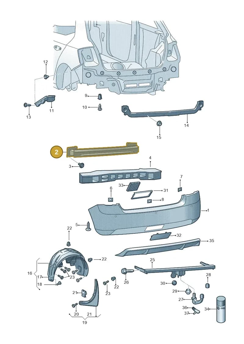 6V6807305 — Skoda Fabia (2014-2022) diagram 797807500, position 2