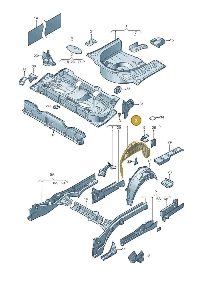 6V6809852 — Skoda Fabia (2014-2022) diagram 797803200, position 3