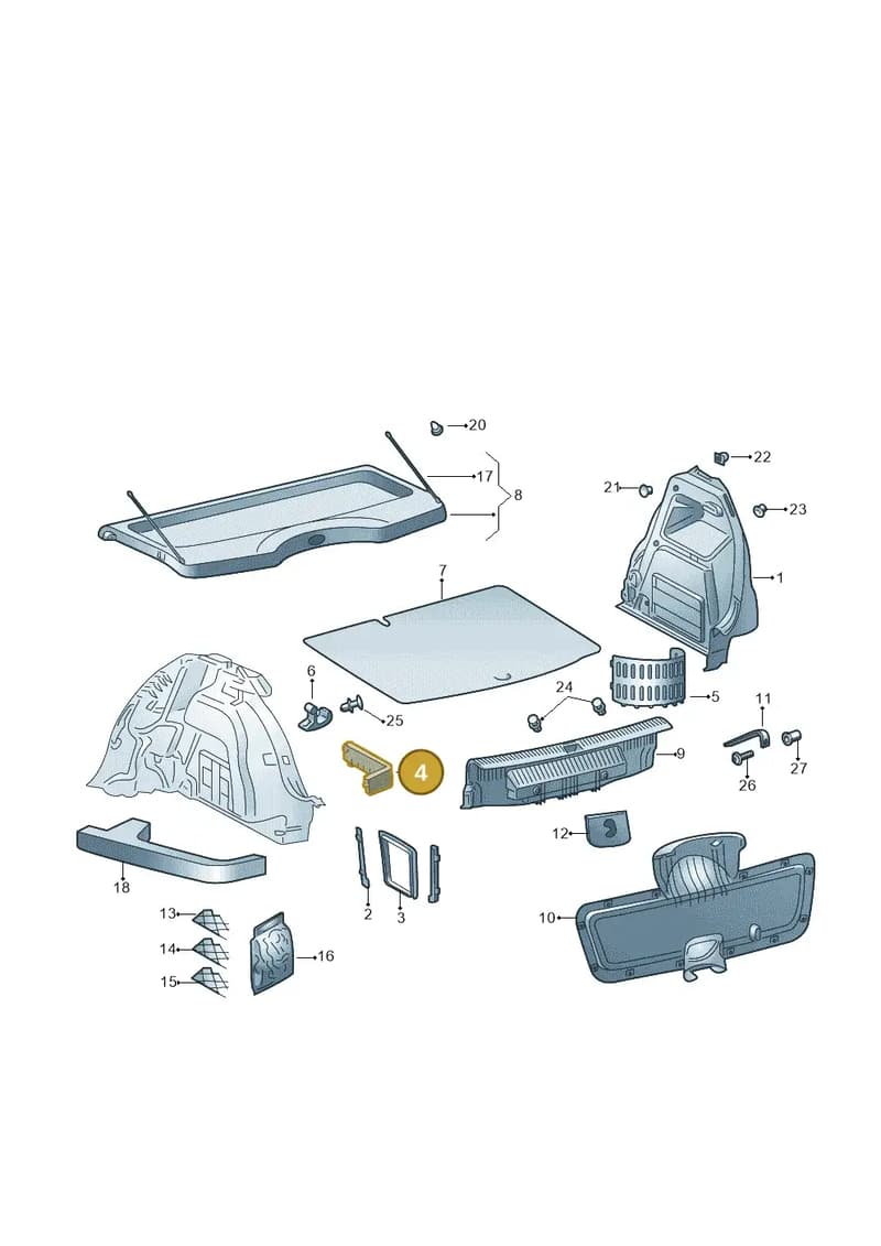 6V68671469B9 — Skoda Fabia (2014-2022) diagram 797867800, position 4