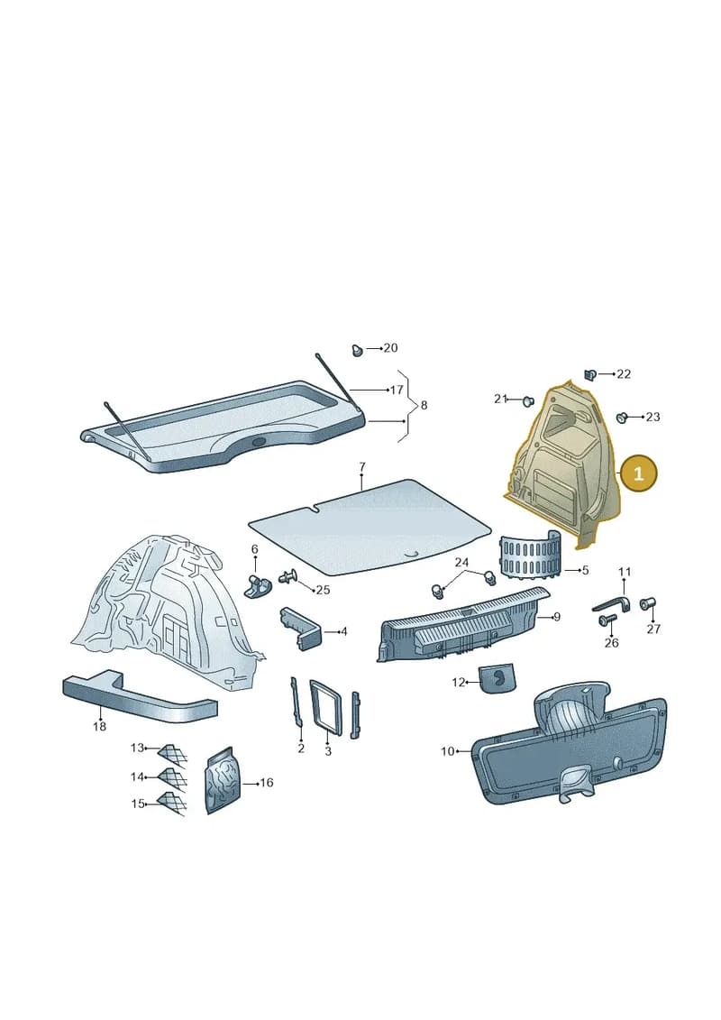 6V6867427C9B9 — Skoda Fabia (2014-2022) diagram 797867800, position 1
