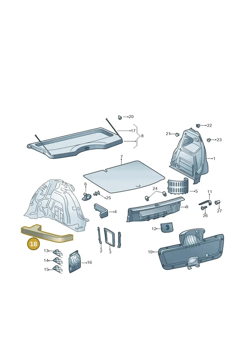 6V6868758 — Skoda Fabia (2014-2022) diagram 797867800, position 18